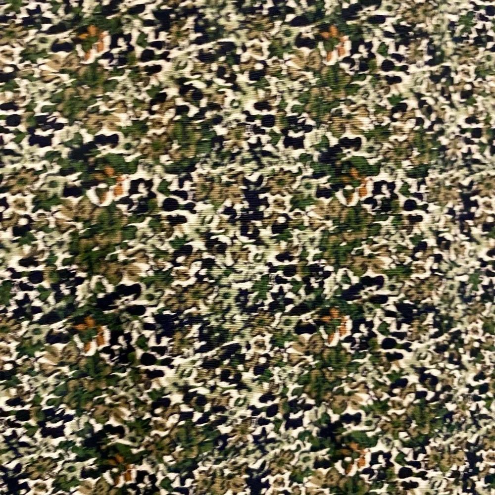 American Rag Men's Floral Button Down Shirt - Green and Black - Picture 3 of 6